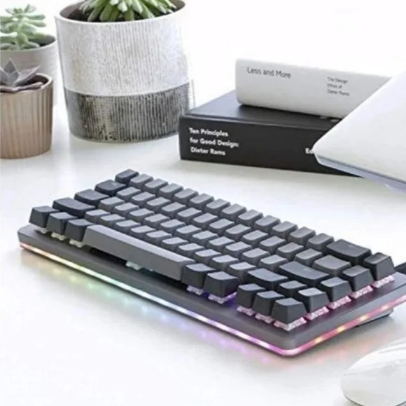 Drop ALT Mechanical Keyboard — 65% (67 Key) Gaming Keyboard-(Halo Clear, Gray) - Picture 4 of 7